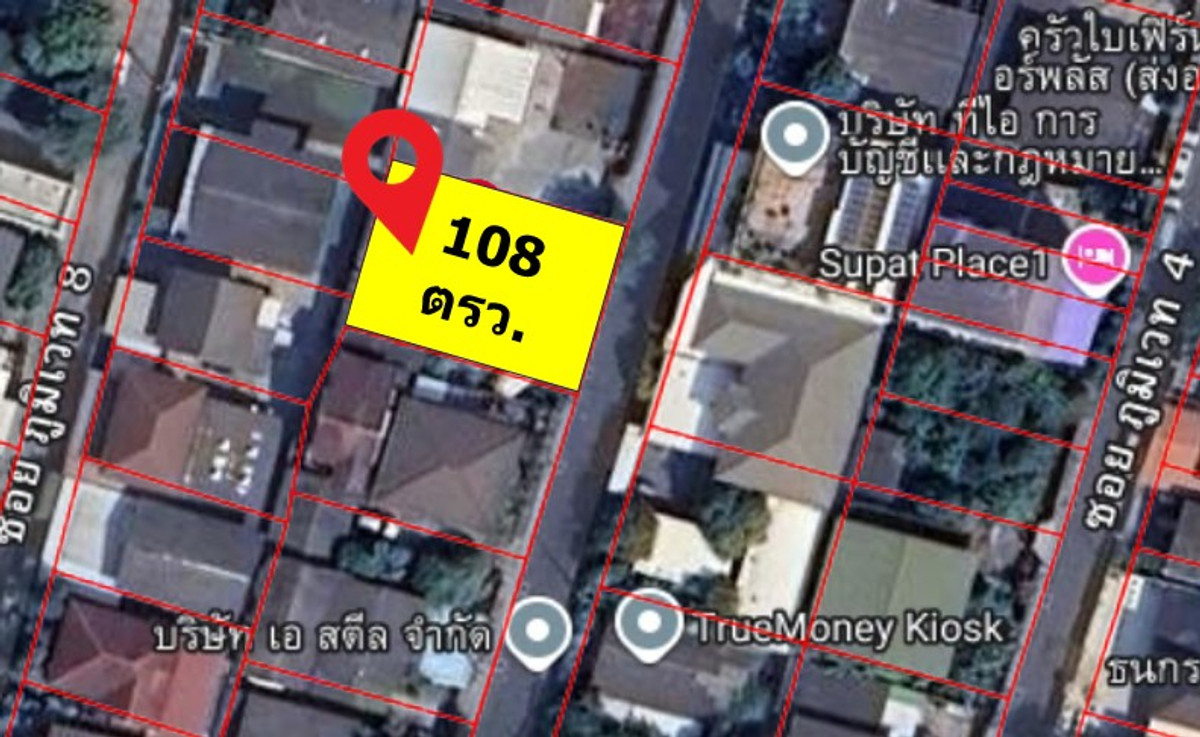 Land for sale at Pak Kret Intersection Soi Chaengwattana-Pak Kret 10 near #Major  Hollywood Pak Kret #Vibharam  Pak Kret Hospital #Central  Chaengwattana #Muang  Thong Thani #Chaengwattana  Government Center Loading...