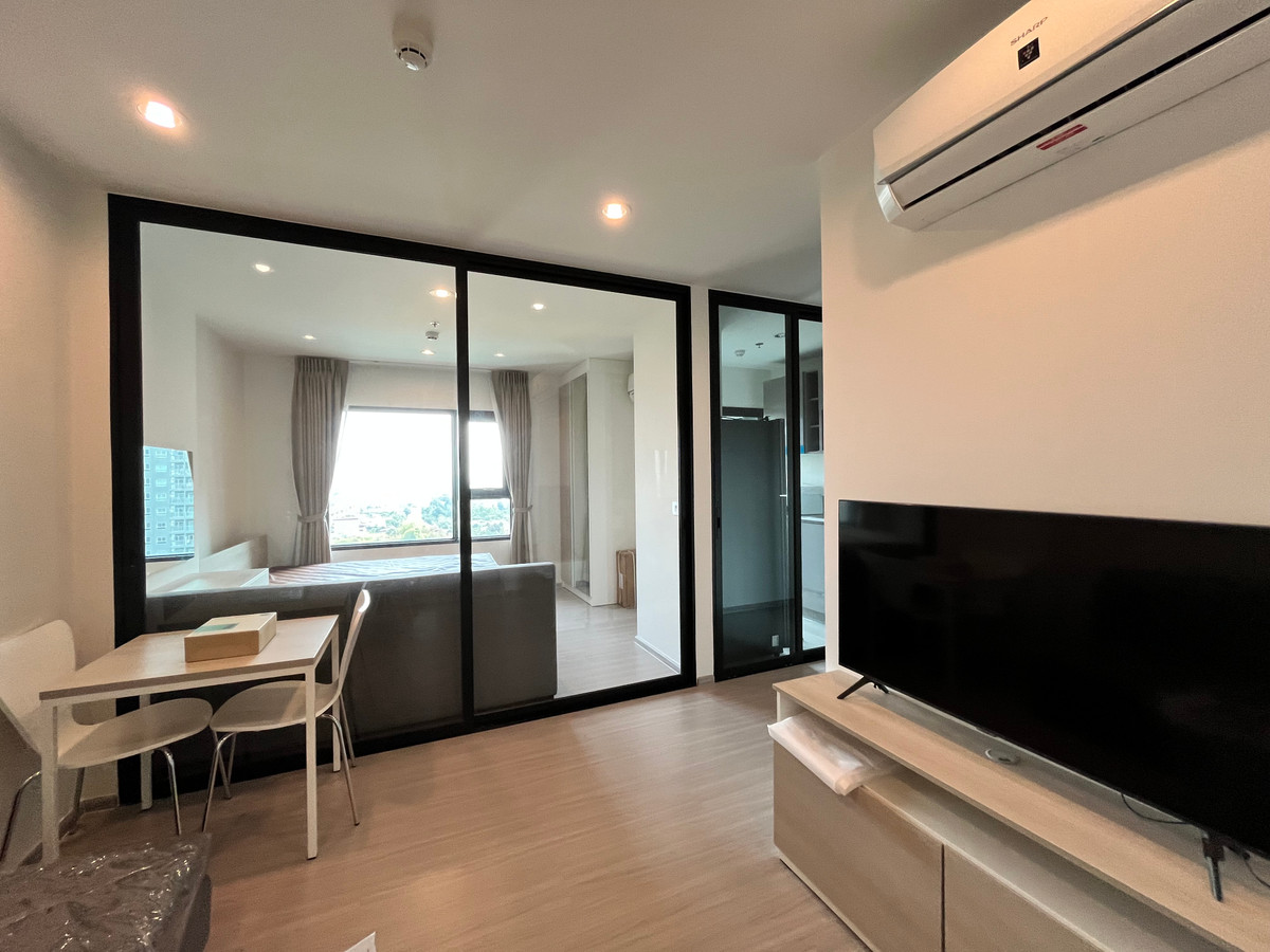 ให้เช่าคอนโดสมุทรปราการ สำโรง : ให้เช่าคอนโด ASPIRE เอราวัณ ไพร์ม ติด BTS ช้างเอราวัณ ตึก A  ตึกที่อยู่ด้านนอกติดถนนเลยจ้า 32 ตร.ม.โปรเช่าฟรี 15 วัน