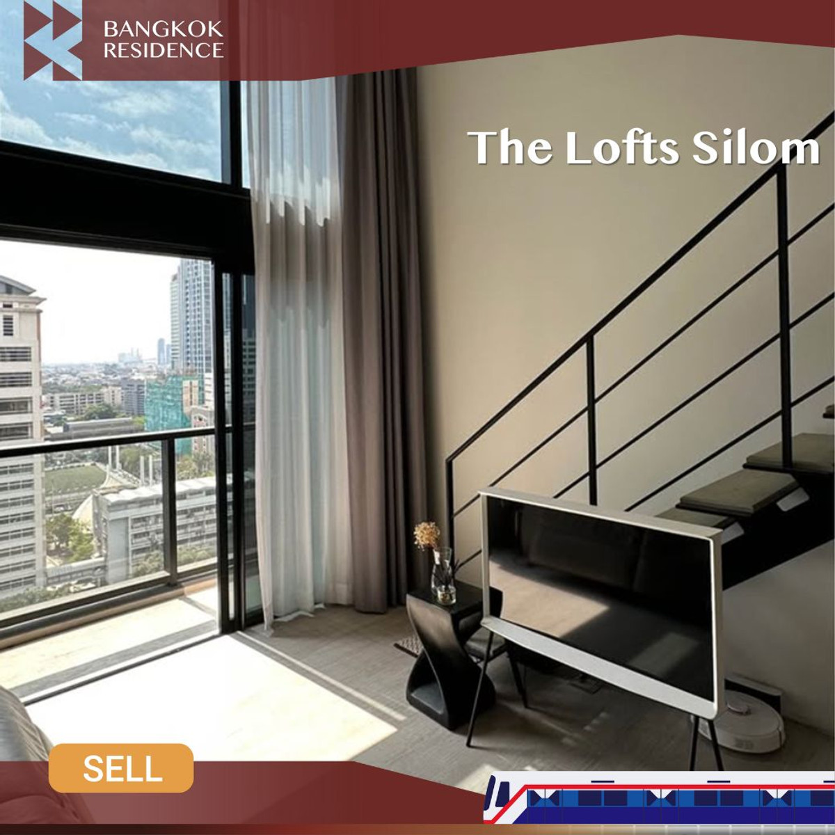 ขายคอนโดสีลม ศาลาแดง บางรัก : 💫ห้องสวย ราคาดีที่สุด! The Lofts Silom ใกล้ BTS สุรศักดิ์💫