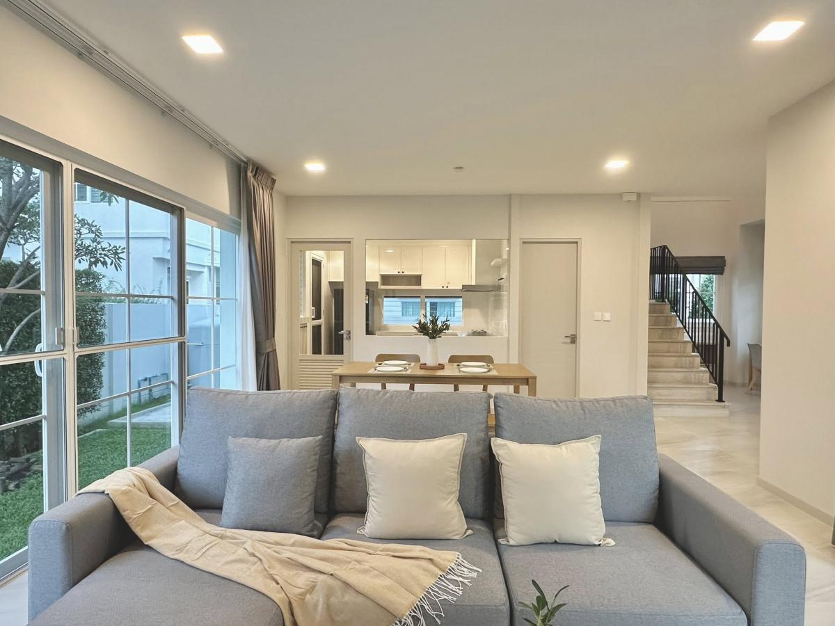 ให้เช่าบ้านบางนา แบริ่ง ลาซาล : Chaiyapruek Bangna Km.15 บ้านมุมสวย 3 นอน 4 น้ำ พร้อมอยู่ เช่า 85,000 บาท ใกล้สนามบินสุวรรณภูมิและเมกะบางนา