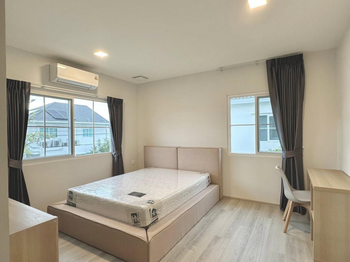 ให้เช่าบ้านบางนา แบริ่ง ลาซาล : Chaiyapruek Bangna Km.15 บ้านมุมสวย 3 นอน 4 น้ำ พร้อมอยู่ เช่า 85,000 บาท ใกล้สนามบินสุวรรณภูมิและเมกะบางนา