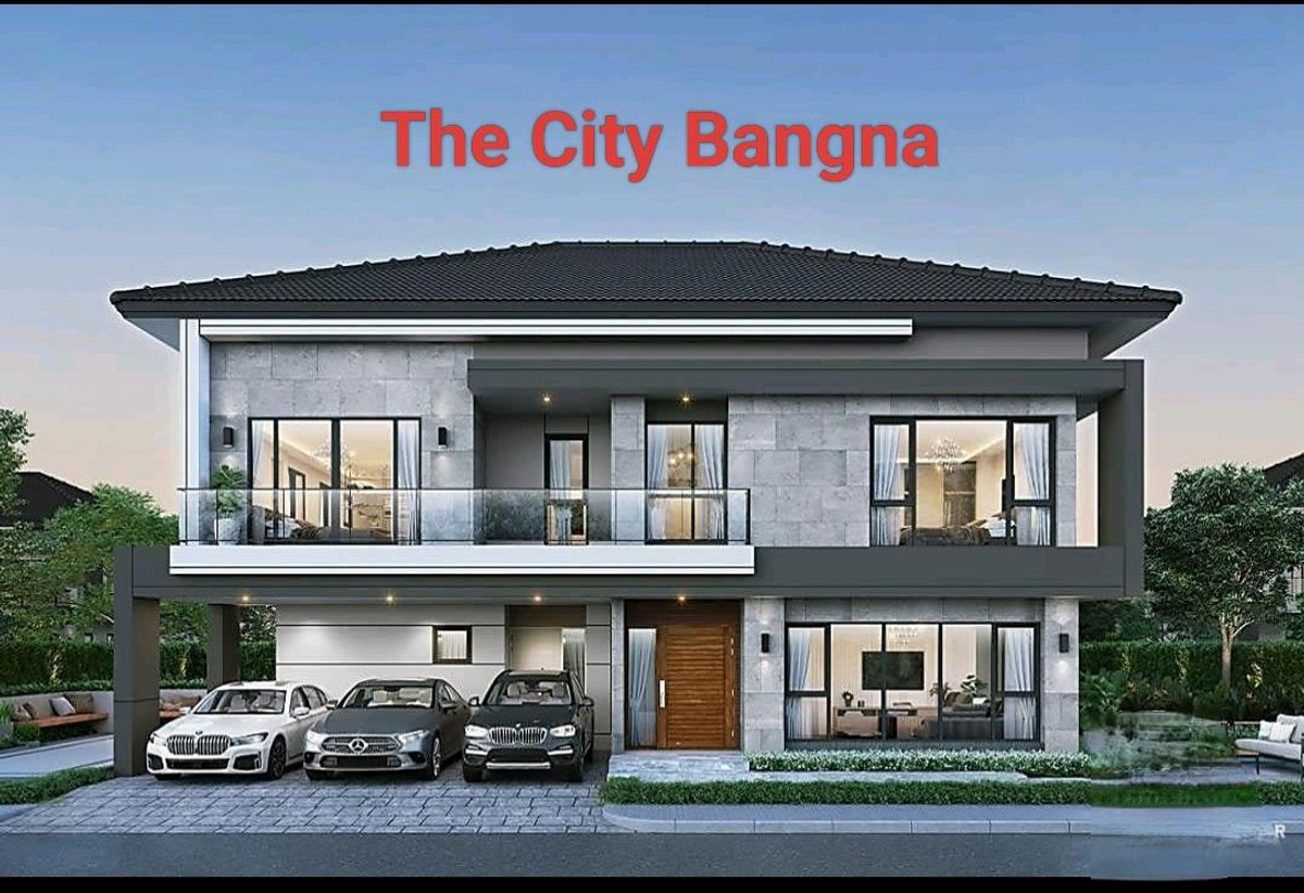 ให้เช่าบ้านบางนา แบริ่ง ลาซาล : ให้เช่าด่วน บ้านใหม่ เดอะ ซิตี้ บางนา Tel 083-966-3665