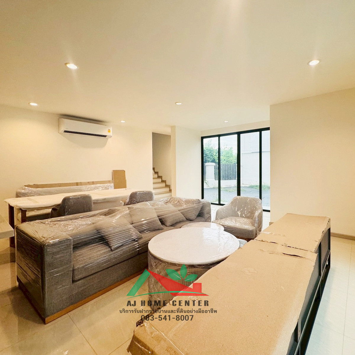 3-storey detached house for sale, 97.1 sq m., behind the edge of the AQ Arbor project, Suan Luang Rama IX-Pattanakarn, beautifully decorated, fully built-in. Loading...