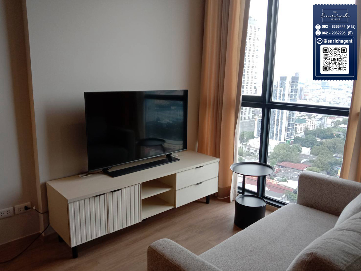 ให้เช่าคอนโดสาทร นราธิวาส : 💙ให้เช่า THE ISSARA SATHORN ห้องกว้าง พร้อมเข้าอยู่ BTS เซนต์หลุยส์ , MRT คลองเตย💙โทร. 062-2962295 นิ // Line id : @enrichagent