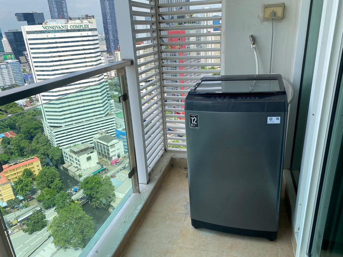 For RentCondoRatchadapisek, Huaikwang, Suttisan : For rent 📍 T.C. Green 📍 Fully furnished and equipped, near MRT Rama 9