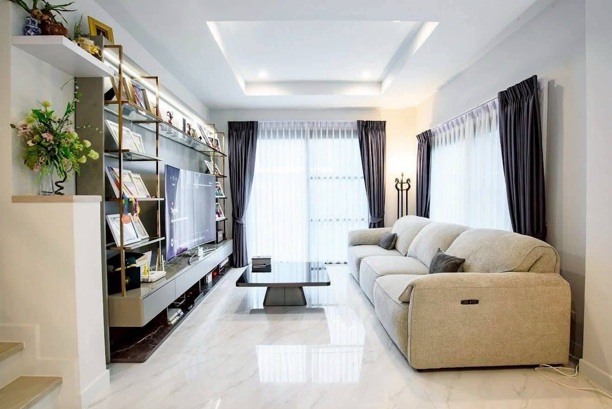 For SaleHousePattaya, Bangsaen, Chonburi : Two-storey detached house for sale, Supalai Parkville Pattaya project, size 59.80 sq m, area 206.00 sq m, 4 bedrooms, 4 bathrooms, price 10,500,000 baht.