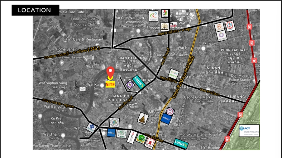 For SaleLandChaengwatana, Muangthong : 🔥Urgent sale + 🔥Land at Wat Ku, Pad Kret, Nonthaburi Province