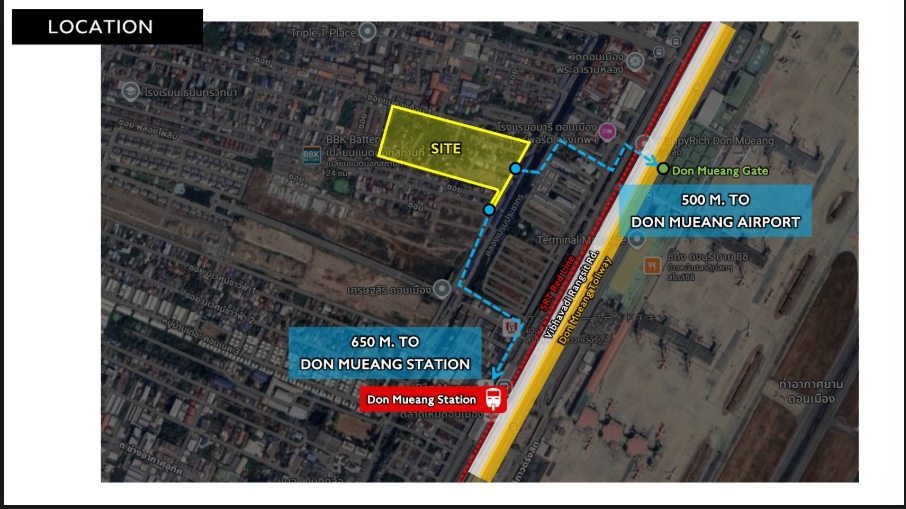 For SaleLandVipawadee, Don Mueang, Lak Si : 🔥Urgent sale + 🔥Land in Don Mueang, Songprapa