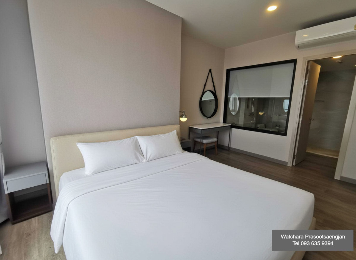 For RentCondoSriracha Laem Chabang Ban Bueng : Condo for rent, Keene Center, Sriracha, sea view, 2 bedrooms, 2 bathrooms, good location, fully equipped central area.