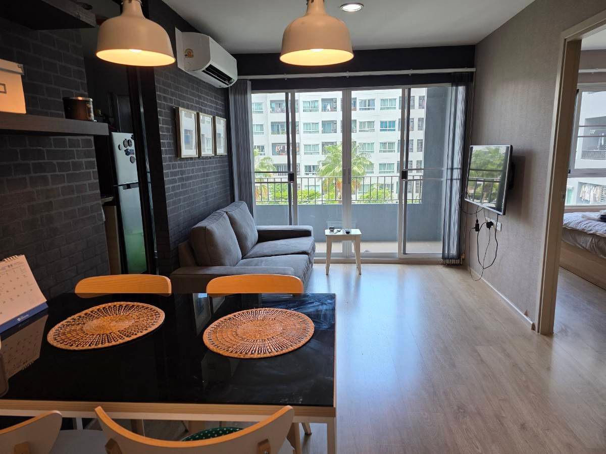 For SaleCondoOnnut, Udomsuk : P-2841 Divine view room!! Beautiful swimming pool view, ready to move in, near BTS Punnawithi.