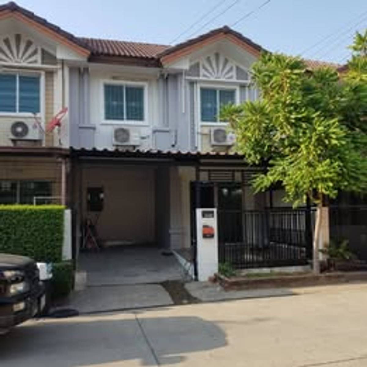 For RentTownhomeMin Buri, Romklao : House for rent, Townhome, Pruksa Ville 27 Minburi - Sukhapiban 2, near Lotus Minburi, just 4 minutes.