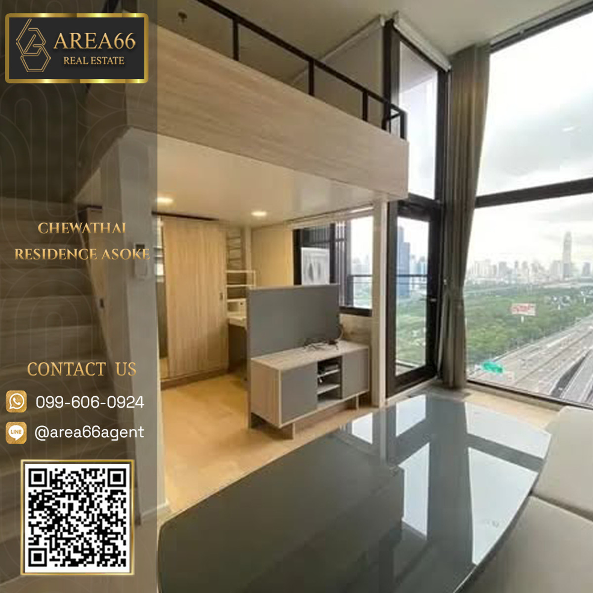 For SaleCondoRama9, Petchburi, RCA : 🔥For sale!! Condo Chewathai Residence Asoke