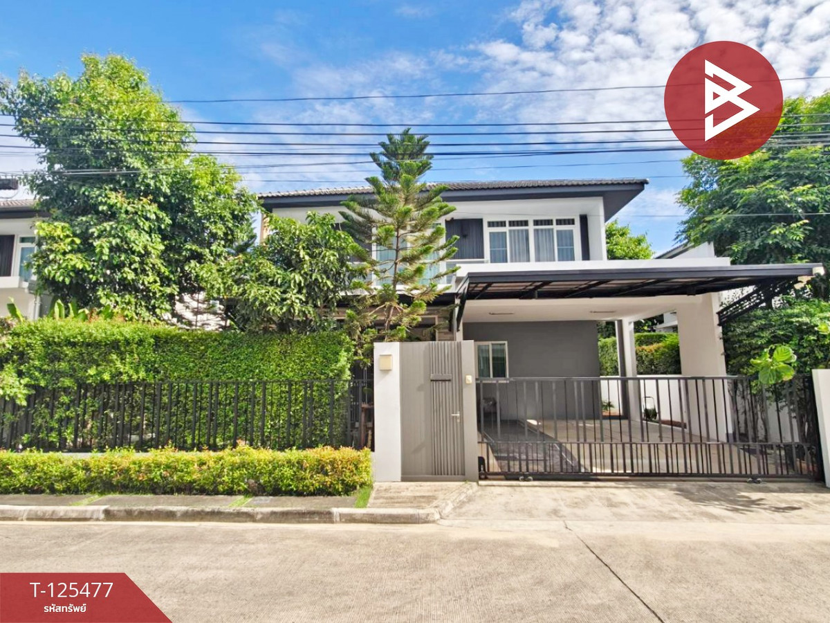 For SaleHouseMin Buri, Romklao : Single house for sale Manthana Village Srinakarin-Romklao (Mantana Srinakarin-Romklao) Bangkok