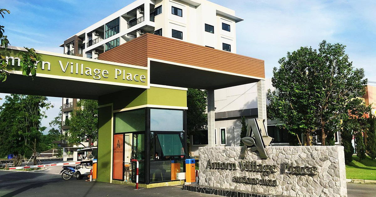 ขายคอนโดศรีราชา แหลมฉบัง บ้านบึง : อมรวิลเลจ เพลส คอนโด (Amorn Village Place Condo) ห้องชุด ขนาด 38.06 ตรม. ชั้น 7 ต.บ่อวิน อ.ศรีราชา