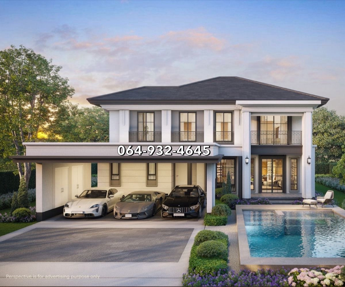 ขายบ้านสมุทรปราการ สำโรง : ELSE Bearing 32 บ้านเดี่ยวสุดหรู 2 ชั้น พร้อมสระว่ายน้ำส่วนตัว 4ห้องนอน 5ห้องน้ำ 417.19 ตร.ม. 170.2ตรวา
เอลซ์ แบริ่ง 32 📲064-932-4645 เคน