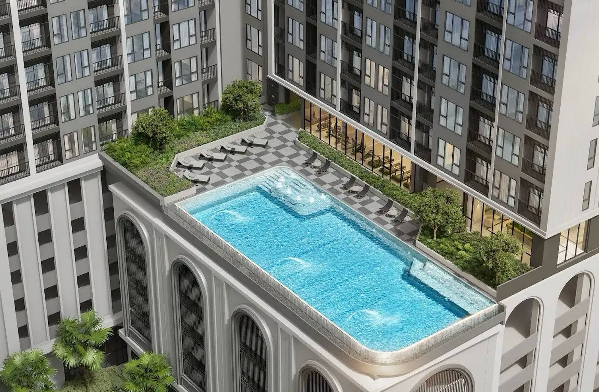 Sale DownCondoWongwianyai, Charoennakor : Room for sale Rare Item! Supalai Premier Taksin-Wongwian Yai 🔥 Cheapest! The most beautiful panoramic view of the swimming pool! (Owner sells it himself)