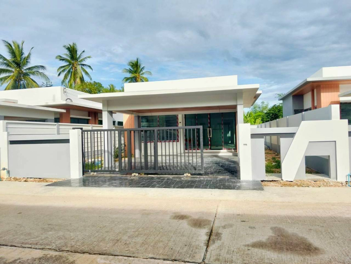 For SaleHouseSriracha Laem Chabang Ban Bueng : 94901 - Single story detached house for sale. modern style Aura House 32 Project (Aurahouse 32)