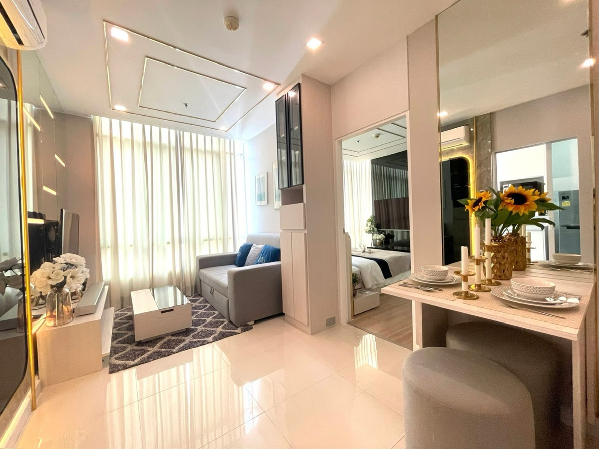 ขายคอนโดอ่อนนุช อุดมสุข : 🔥ขายด่วน🔥เดอะ สกาย สุขุมวิท ห้องแต่งสวย เฟอร์นิเจอร์ครบพร้อมเข้าอยู่ ใกล้รถไฟฟ้า BTS อุดมสุข