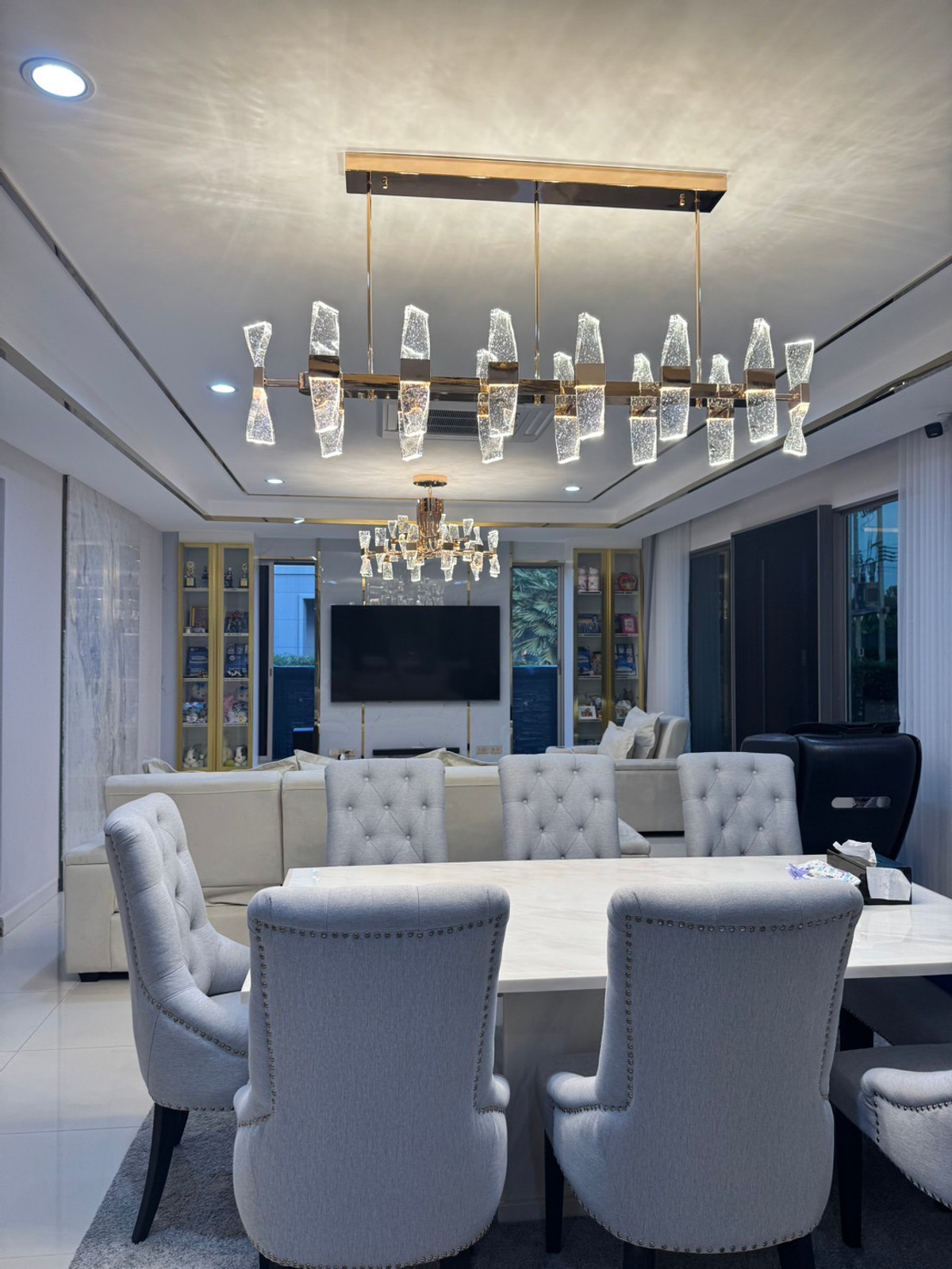 ให้เช่าบ้านลาดกระบัง สุวรรณภูมิ : ให้เช่าบ้านเดี่ยวหรู หลังมุม The Palm บางนา-วงแหวน 1 ตกแต่งสวย 4 ห้องนอน ใกล้ เมกาบางนา 