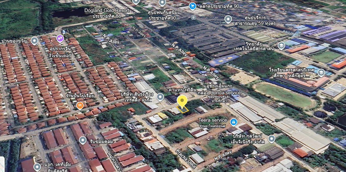 ที่ดินสมุทรปราการ สำโรง : 95059 - ขาย/ให้เช่า ที่ดินเปล่า 60 ตร.ว. ติดถนนในซอยประชาอุทิศ 90 – หน้ากว้าง 12 ม. เหมาะสร้างบ้าน/ทำร้านค้า