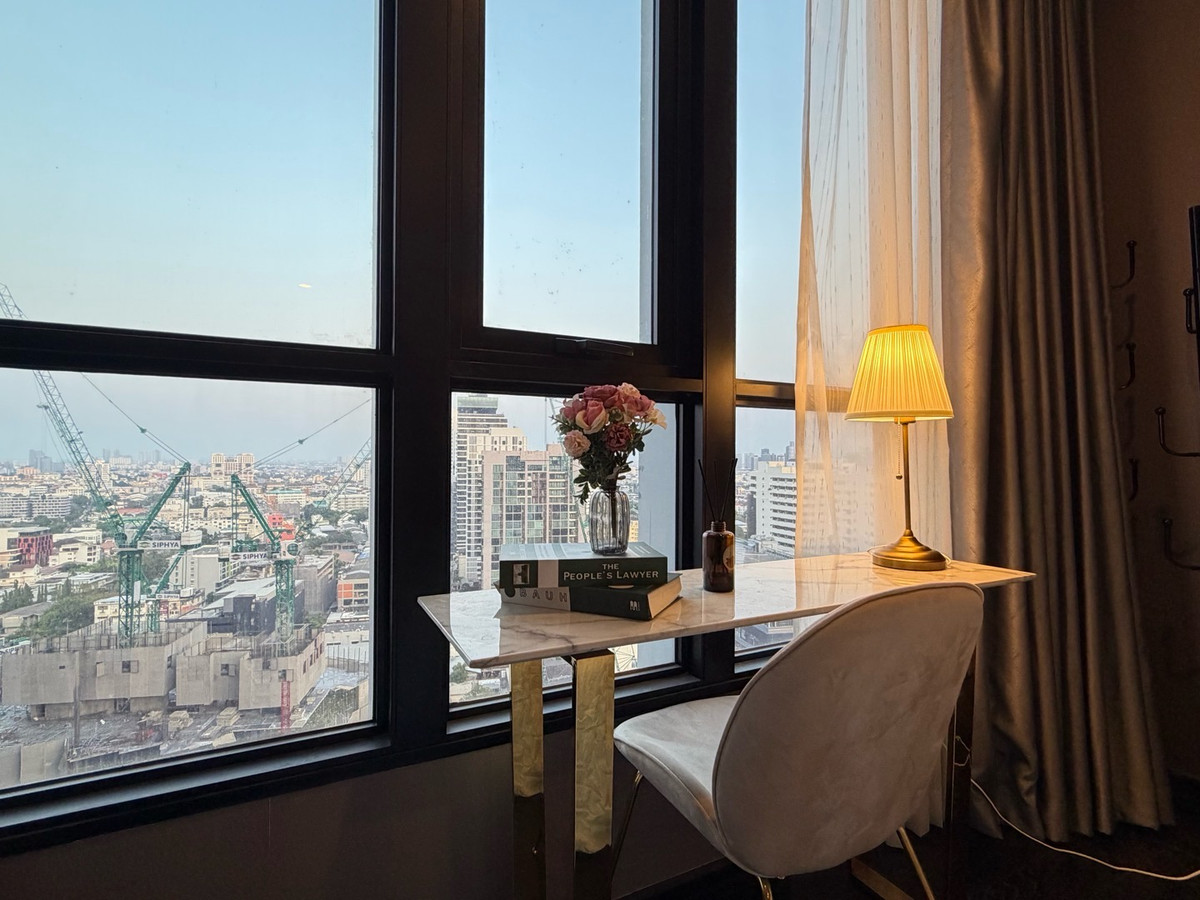 ให้เช่าคอนโดสุขุมวิท อโศก ทองหล่อ : Park Origin Thonglor 1ห้องนอน 1ห้องน้ำ  ว่างพร้อมย้าย 🔥