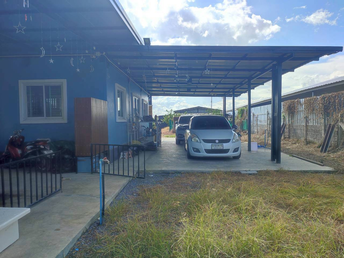 ขายบ้านกาญจนบุรี : 94777 - ขายบ้านเดี่ยว 1 ชั้น ขนาด 261.2 ตร.วา ต.ยางม่วง อ.ท่ามะกา จ.กาญจนบุรี ใกล้ ทางด่วน M81 บางใหญ่ - กาญจนบุรี