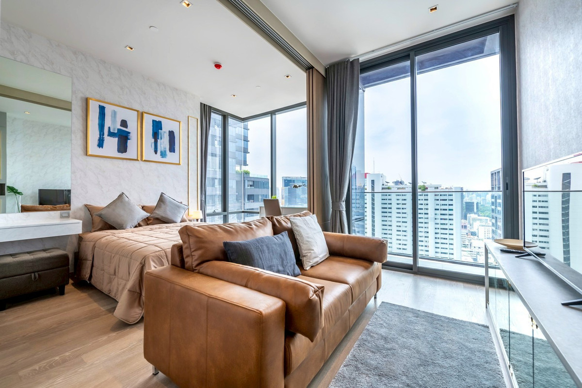 ให้เช่าคอนโดสีลม ศาลาแดง บางรัก : (for rent) Ashton Silom ติดถนนสีลม ใกล้ BTS ช่องนนทรี