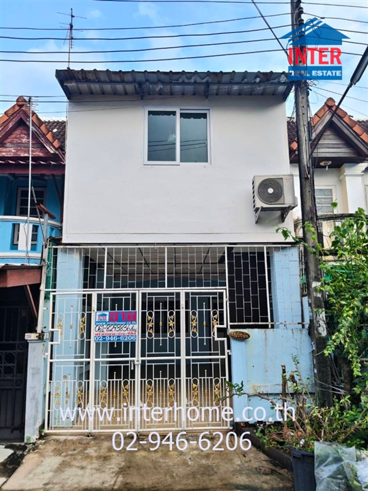 For SaleTownhomeBang kae, Phetkasem : Townhouse, 2 floors, 17 sq m, Phong Sirichai Village 4. Soi Phetkasem 81, Phetkasem Road, Macharoen Road, Phutthamonthon Sai 4 Road, Nong Khaem District, Bangkok