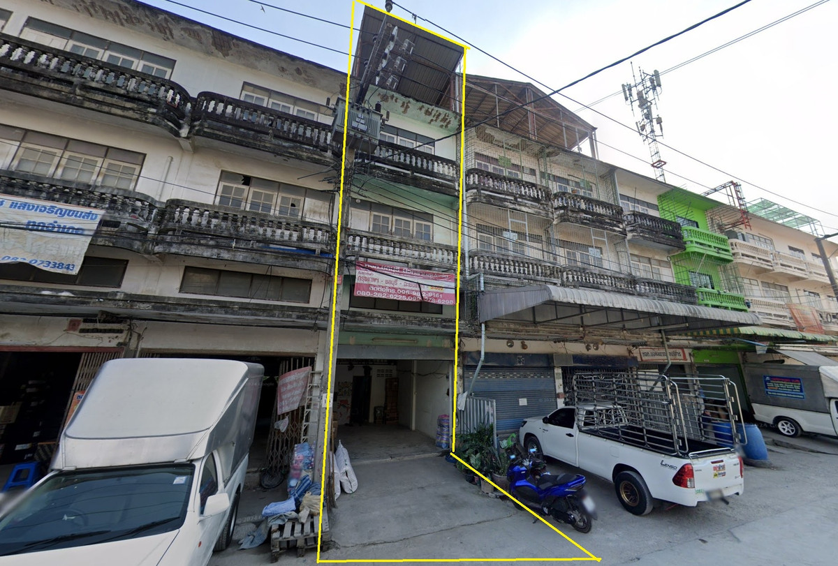 Shop HousePinklao, Charansanitwong : 95060 - For sale/rent, commercial building, 4 floors, 34 sq m, 285.89 sq m, good location, Phutthamonthon Sai 3, just 100 m into the alley.