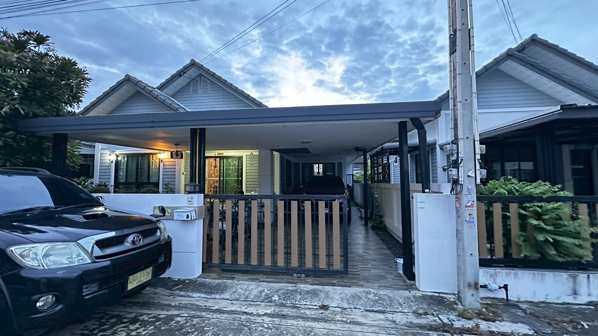 For SaleHousePattaya, Bangsaen, Chonburi : 94893 - Single-storey detached house for sale, 58 sq m., Naraville Village, good location, near Amata Nakorn Industrial Estate, Phan Thong, Chonburi.