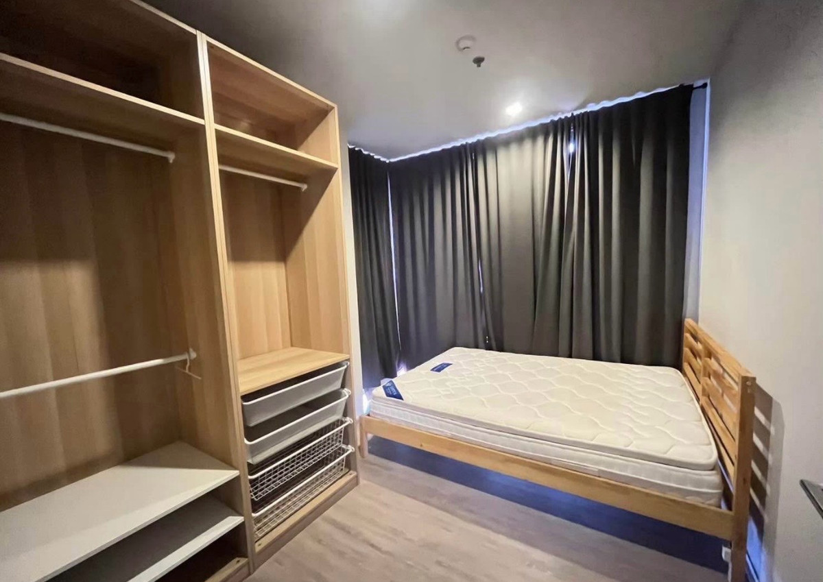 CondoBang Sue, Wong Sawang, Tao Pun : Condo for sale, The Line Wong Sawang, fully furnished, near MRT Purple Line Wong Sawang.