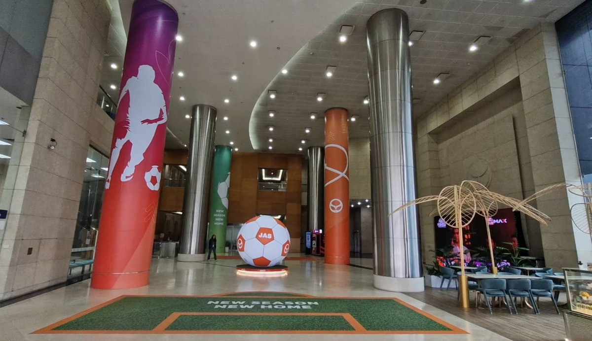 For RentOfficeChaengwatana, Muangthong : 94687 - Rare to find, office space for rent, 27th floor, premium view @ Jasmine International Building, Chaengwattana, 433 sq m. Fully Partitioned.