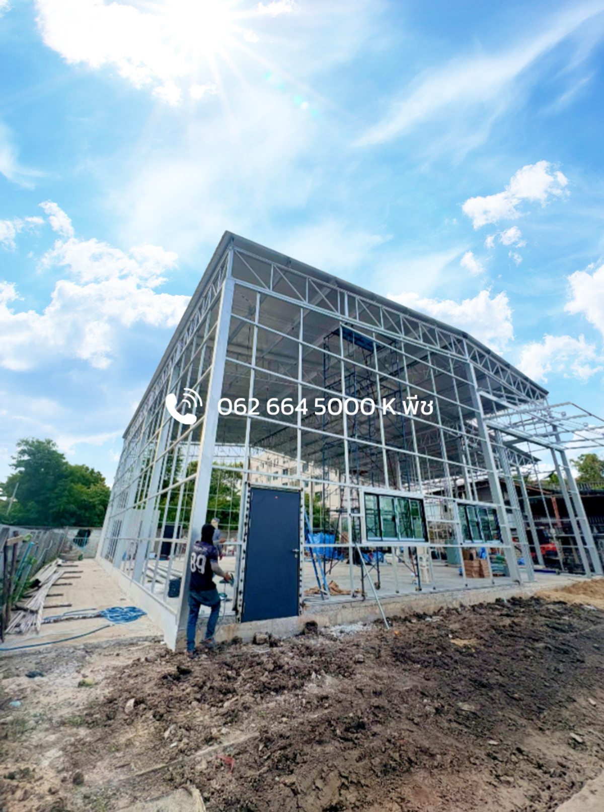 Newly built warehouse for rent, 485 sq m.‼️Hua Mak, Bang Kapi, Ramkhamhaeng, Krungthep Kreetha, Srinakarin 📍 suitable as a distribution center Warehouse, product stock, studio, office, store, online business, transportation business, e-commerce business E Loading...