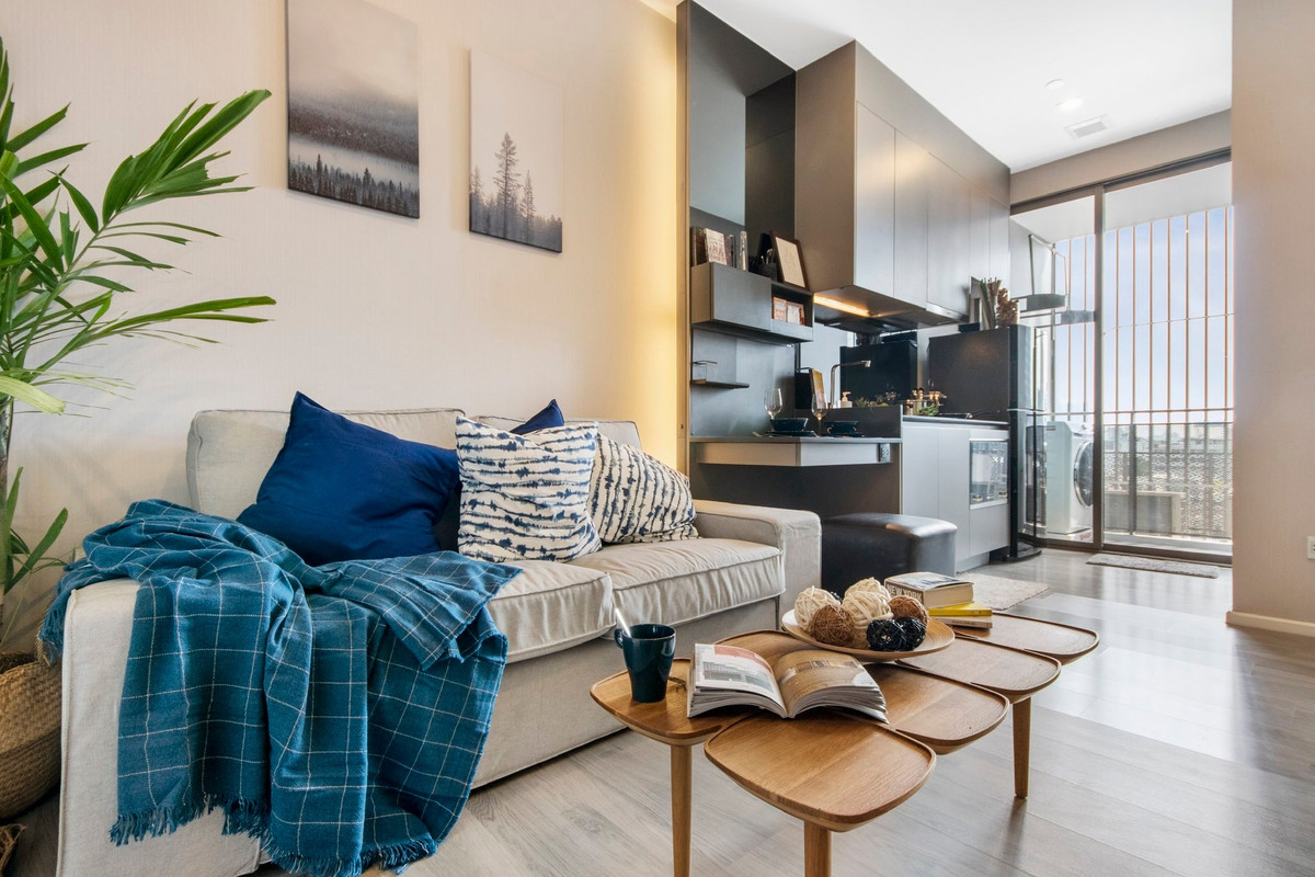 ให้เช่าคอนโดอ่อนนุช อุดมสุข : ให้เช่า คอนโด The Room69 Sukumvit 69 ชั้น 7  เดอะ รูม สุขุมวิท 69) พร้อมเฟอร์นิเจอร์ ตกแต่งสวยงาม ย่านพระโขนง- สุขุมวิท