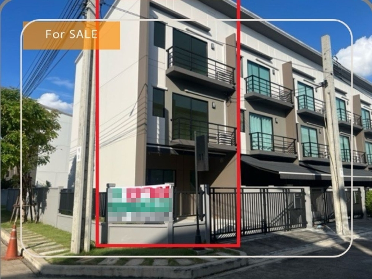 ขายทาวน์โฮมพระราม 5 ราชพฤกษ์ บางกรวย : บ้านกลางเมือง ราชพฤกษ์-สาทร | Baan Klang Mueang Ratchapruek-Sathorn แปลงมุม หลังบ้านร่มรื่นเป็นส่วนตัว **สภาพมือ 1 ไม่เคยอยู่อาศัย