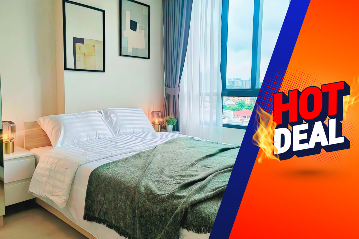 ขายคอนโดลาดพร้าว เซ็นทรัลลาดพร้าว : NUE Noble Ratchada-Ladprao 📞 092-690-5445 Hot Deal! 1 นอน แต่งครบ เพียง 3.48 ลบ. เดินถึง MRT ลาดพร้าว + Yield สูง 5%* 