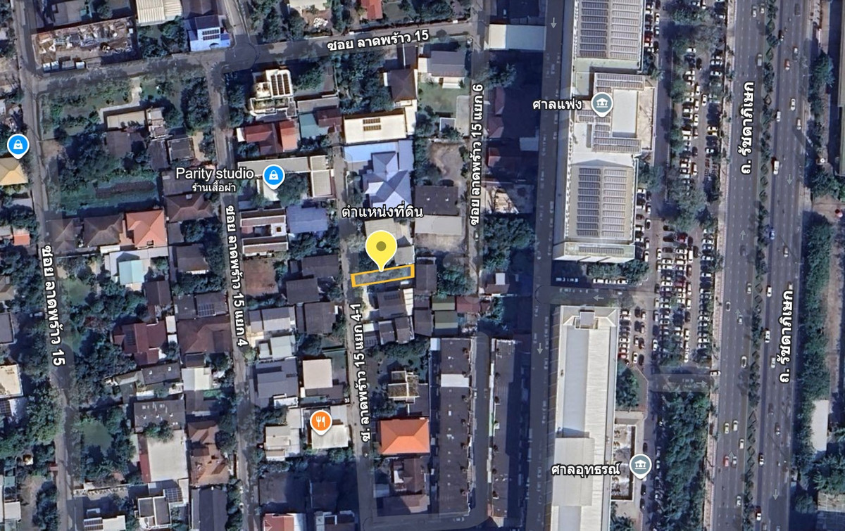 ขายที่ดินสะพานควาย จตุจักร : 95054 - ขายที่ดินเปล่า 33 ตร.ว. ซอยลาดพร้าว 15 แยก 4-1