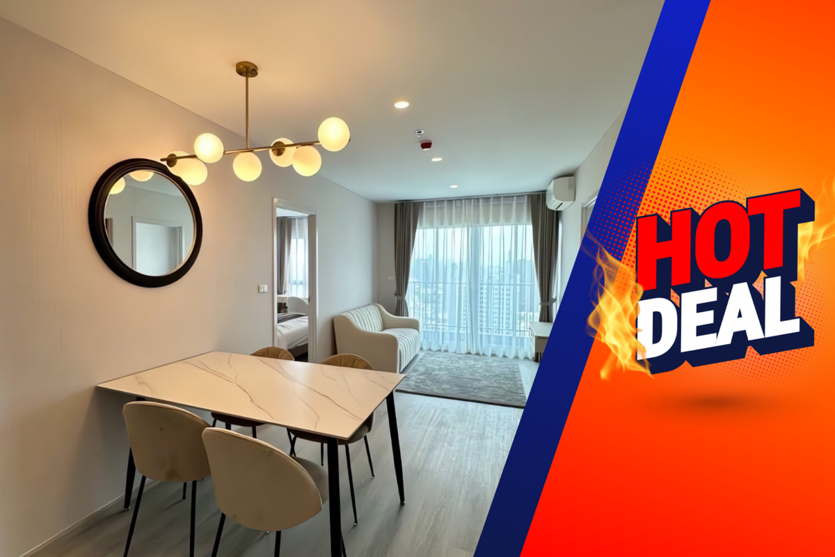 For SaleCondoThaphra, Talat Phlu, Wutthakat : Elio Sathorn–Wutthakat 📞 092-690-5445 Hot Deal! 2-Bedroom Large Unit, High Floor with Stunning View Final Special Price Only 4.19 MB
