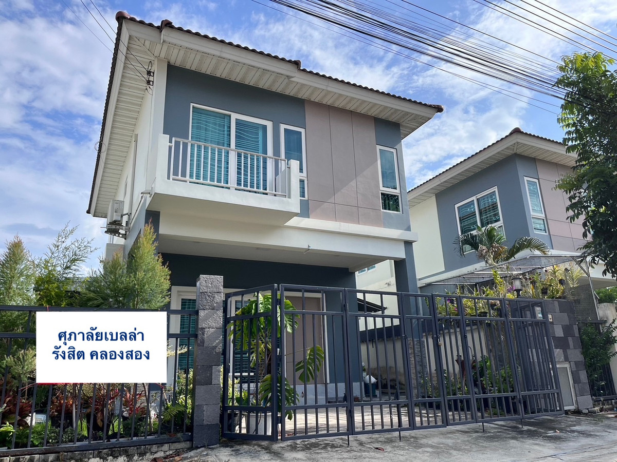 For RentPathum Thani,Rangsit, Thammasat : ER25231 🟢 For Rent / For Rent Supalai Bella Rangsit - Klong 2 | Twin house, 3 bedrooms | 💰 18,000 baht/month