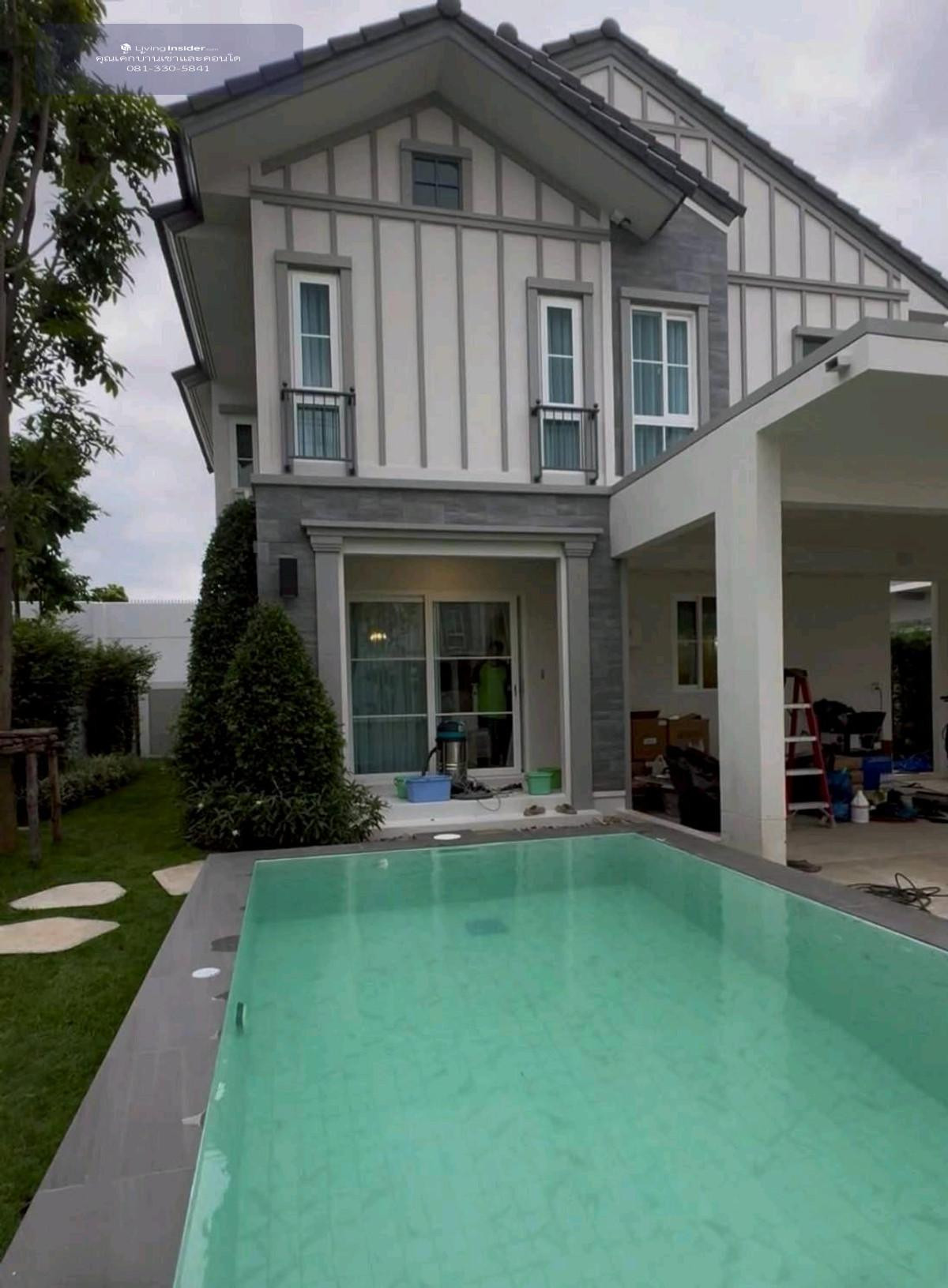 ให้เช่าบ้านบางนา แบริ่ง ลาซาล : House for rent Villaggio 3 srinakarin bangna Near International school