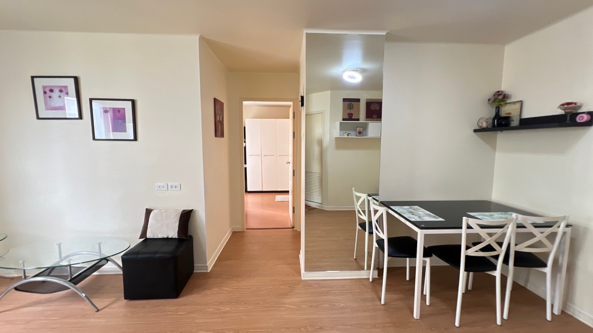 For RentCondoNawamin, Ramindra : For rent: Lumpini Condo Town Ramintra Nawamin, 2 bedrooms, 52 sq m, furnished, 12,000 baht