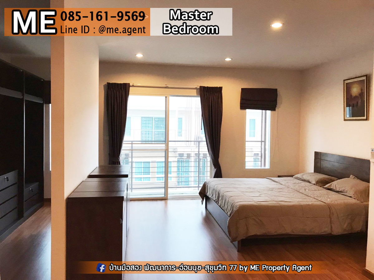 ขาย  ทาวน์เฮ้าส์ หลังมุม 3 ชั้น วิลเลตซิตี้ พัฒนาการ 38 เฟอร์นิเจอร์ครบ ใกล้เพชรบุรี ทองหล่อโทร 064-954-9619 (TC34-38) Loading...