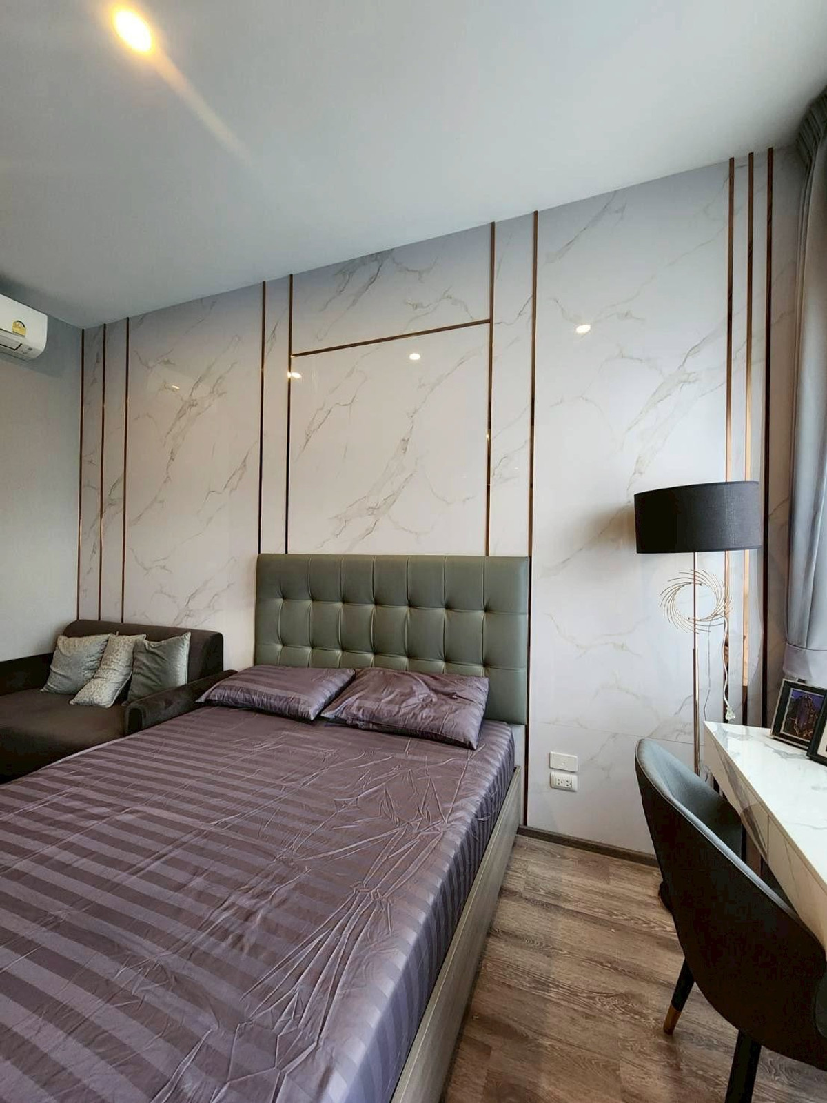 🌇 For rent: KnightsBridge Prime Onnut (KnightsBridge Prime On Nut), luxury condo in the heart of On Nut, beautiful view as far as the eye can see, both the BTS and the curve of the Chao Phraya River ✨ Loading...