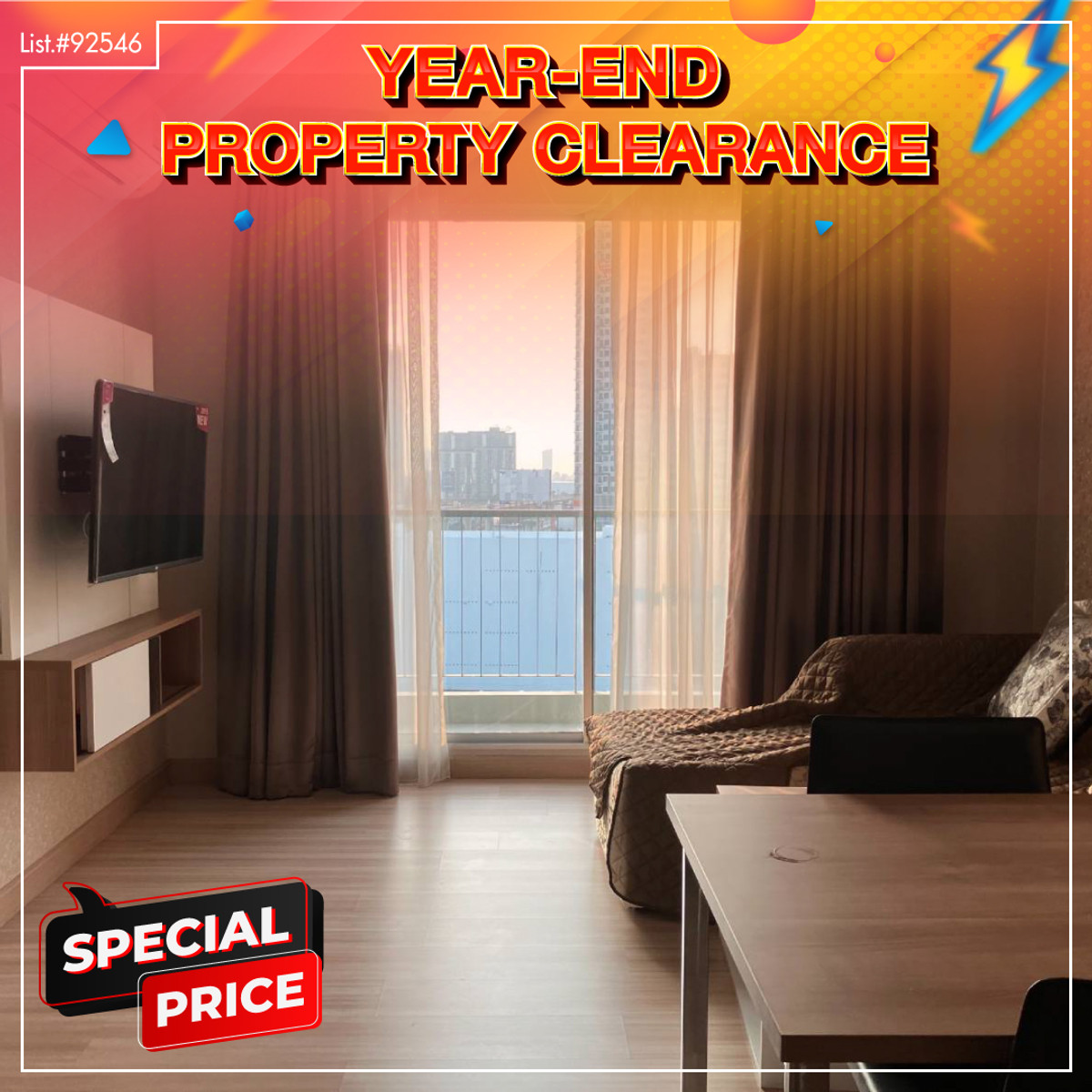 ขายคอนโดรัตนาธิเบศร์ สนามบินน้ำ พระนั่งเกล้า : ขายขาดทุนคอนโด The Hotel Condo ราคาต่ำถูกที่สุดในโครงการ