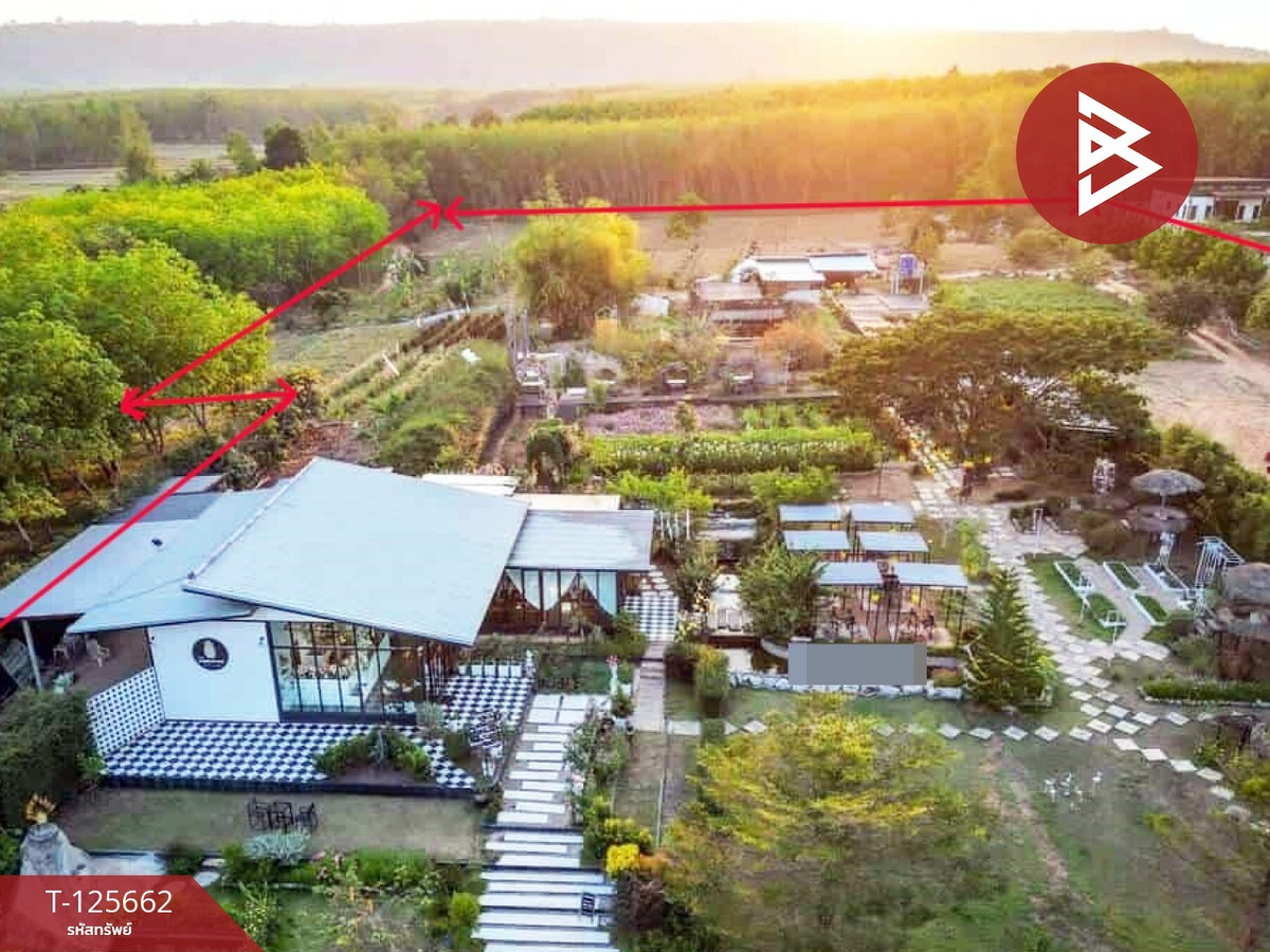 Land for sale with cafe business, area 14 rai 42.9 square wah, Chaiphon, Mueang Bueng Kan Loading...