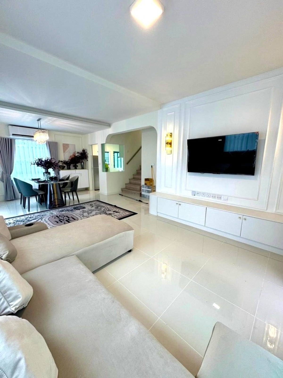 🌟 For rent: 2-storey pool villa detached house at Villaggio 3, Srinakarin-Bangna 3 bedrooms |4 bathrooms. Fully furnished and decorated.💥Rental Fee: 110,000 THB|month.  Loading...