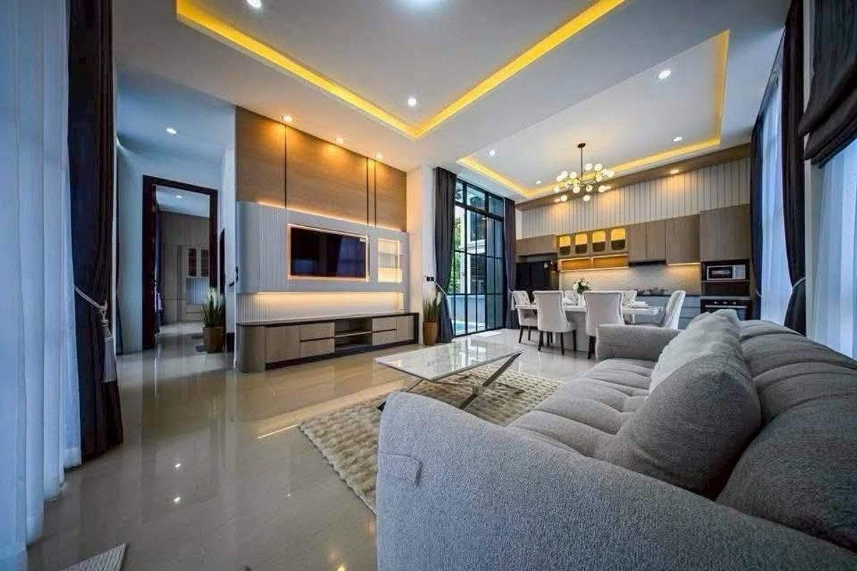 ให้เช่าพัทยา บางแสน ชลบุรี สัตหีบ : ให้เช่าด่วนบ้านพูลวิลล่า โครงการ อยู่ดี 2 พัทยา ขนาด 60 ตร.ว. พื้นที่ 240 ตร.ม. 3 ห้องนอน 4 ห้องน้ำ จดบริษัทได้ ราคาพิเศษ 80,000 บาท