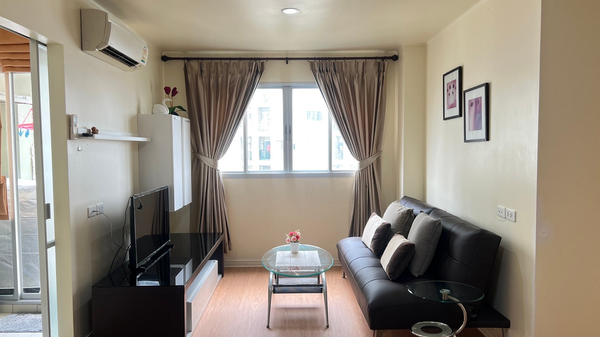 For RentCondoNawamin, Ramindra : For rent: Lumpini Condo Town Ramintra Nawamin, 2 bedrooms, 52 sq m, furnished, 12,000 baht