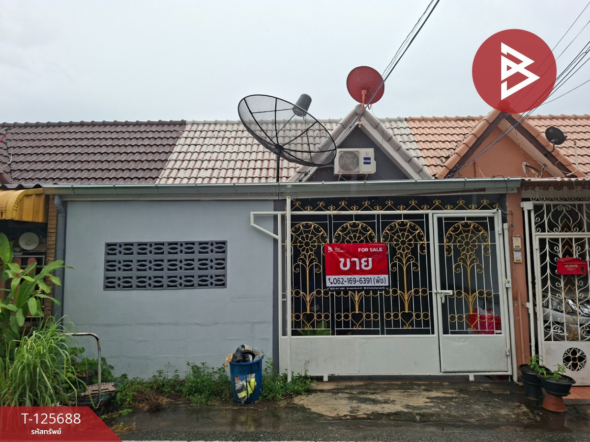 For SaleTownhomePattaya, Bangsaen, Chonburi : Townhouse for sale Sukjai Villa 1 Village, Don Hua Lo, Mueang Chonburi