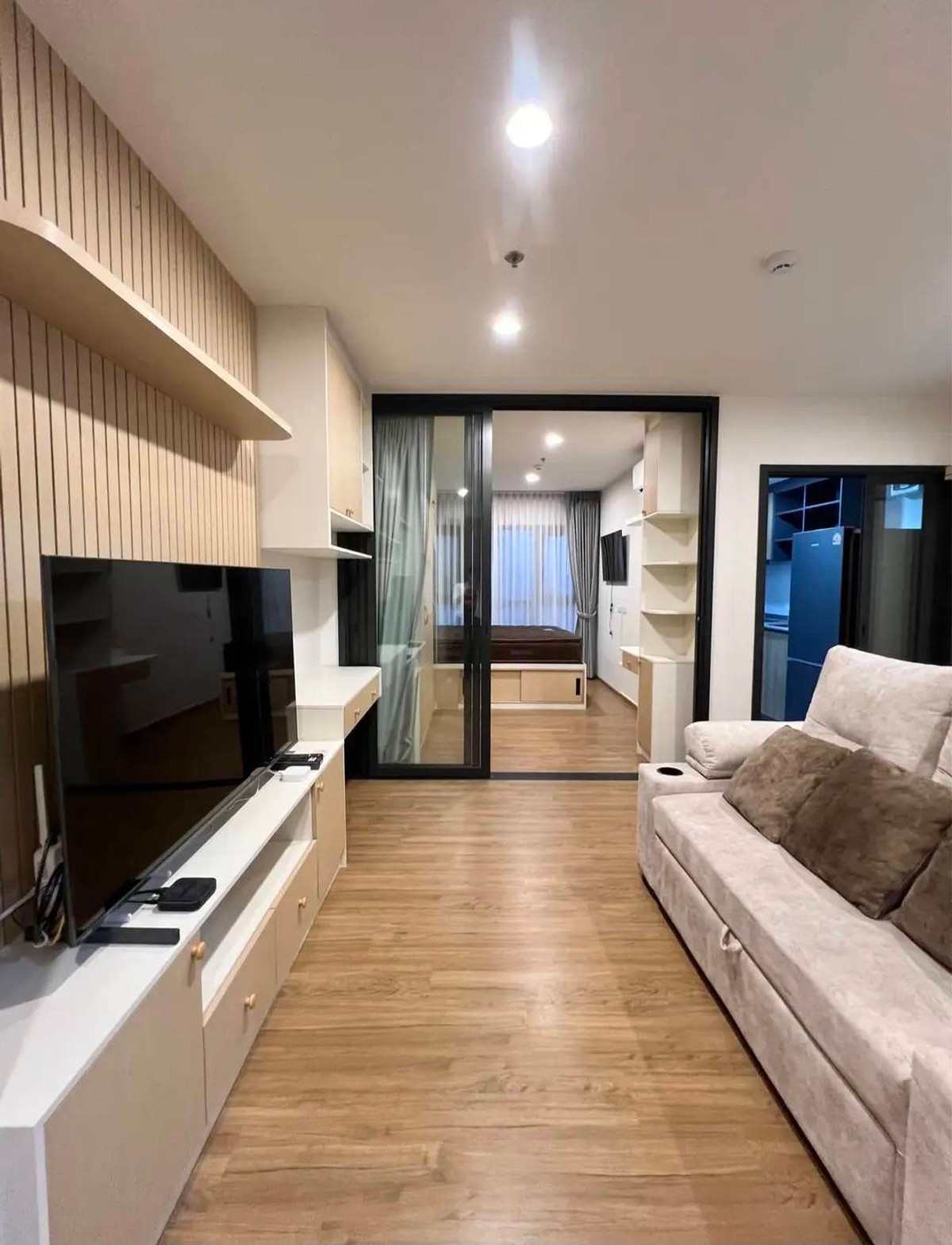 For RentCondoLadprao, Central Ladprao : 📍 For rent! The Line Vibe | New room, fully furnished, 1 large bedroom, 37 sq m, 22nd floor, near BTS Lat Phrao Intersection, free Wi-Fi for 1 year, ready to move in 1 Nov.